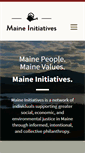 Mobile Screenshot of maineinitiatives.org